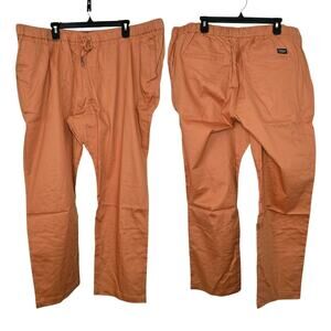 Wildfang The Essential Drawstring Pant in Pecan Size 1X NWT